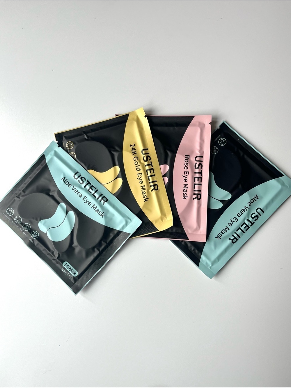 💜 USTELIR Eye Masks, 4 Pack - Picture 2 of 2